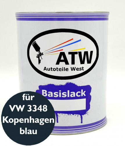 Autolack für VW 3348 Kopenhagenblau